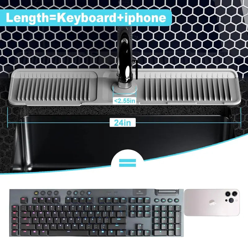 The AquaGuard Splash Mat - A Dry Countertop, Guaranteed + 50% OFF