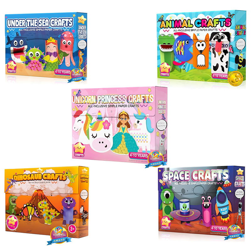 The ArtFlow Paper Crafts Book - Fun, Easy, and Mess-Free Creativity + 50% OFF