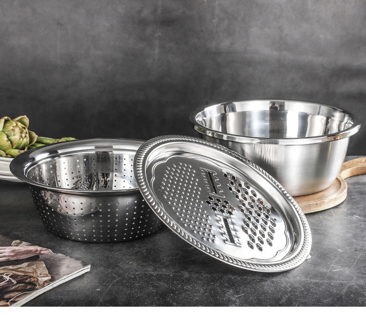 The 3-in-1 Prep Basin - Wash, Grate & Drain in One + 50% OFF