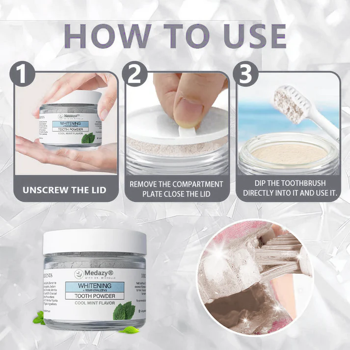 SmileRefresh Mineral Tooth Powder- 50 % OFF