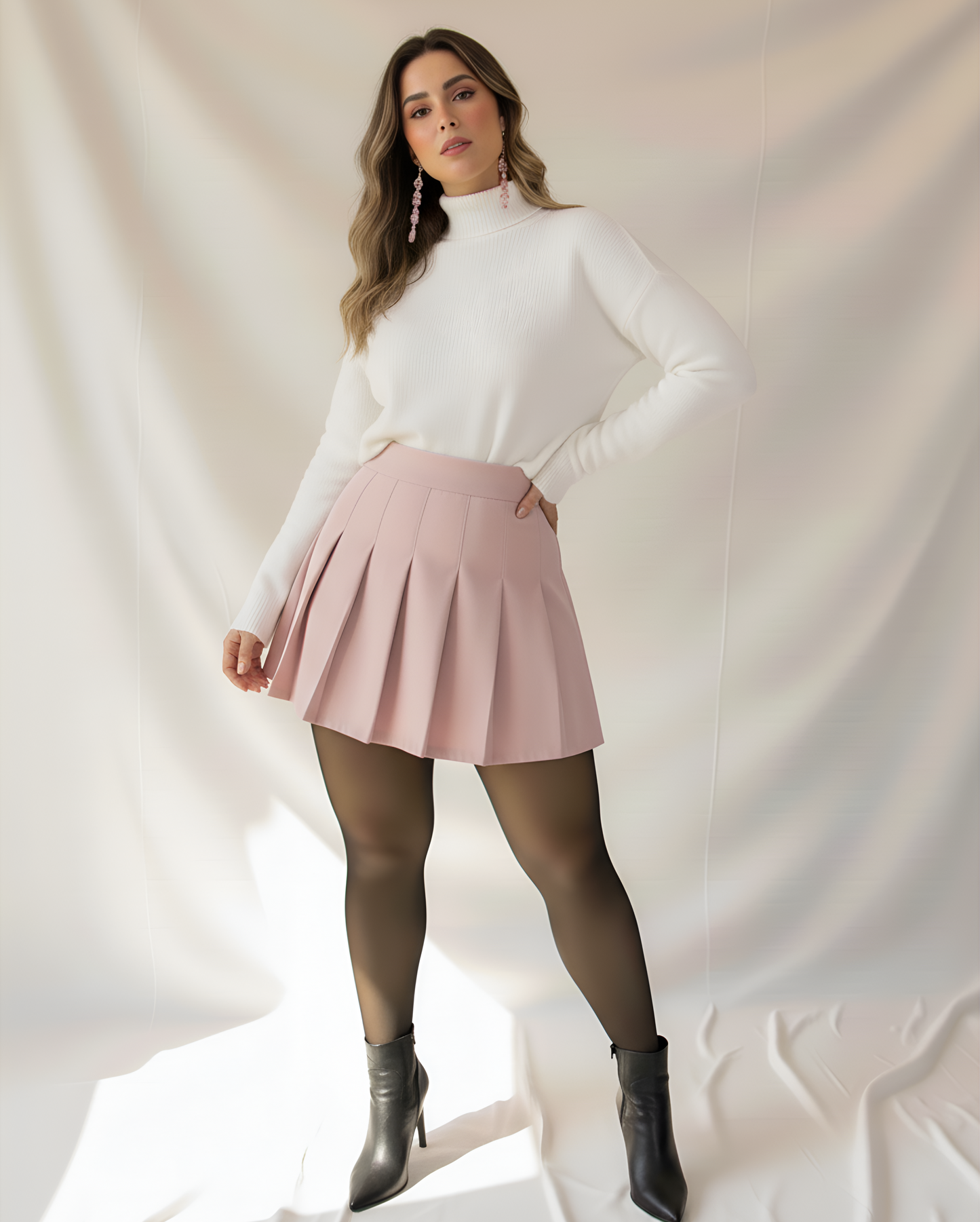 The SheerWarm Fleece Tights - Wear Dresses in Winter + 50% OFF