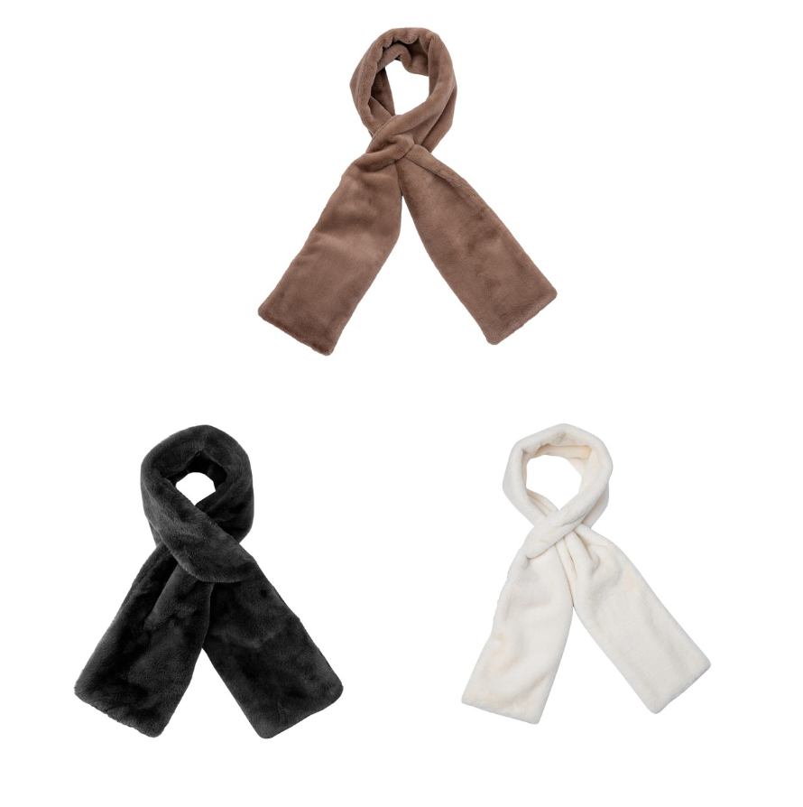 The ComfyHide Faux Fur Scarf - Secret Zipper Pocket, Ultra-Plush Comfort, and Stay-Put Design + 50% OFF