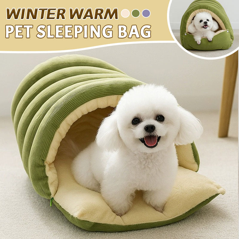 The CozyCocoon Pet Bed - A Winter Paradise for Your Pet + 50% OFF
