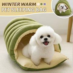 The CozyCocoon Pet Bed - A Winter Paradise for Your Pet + 50% OFF