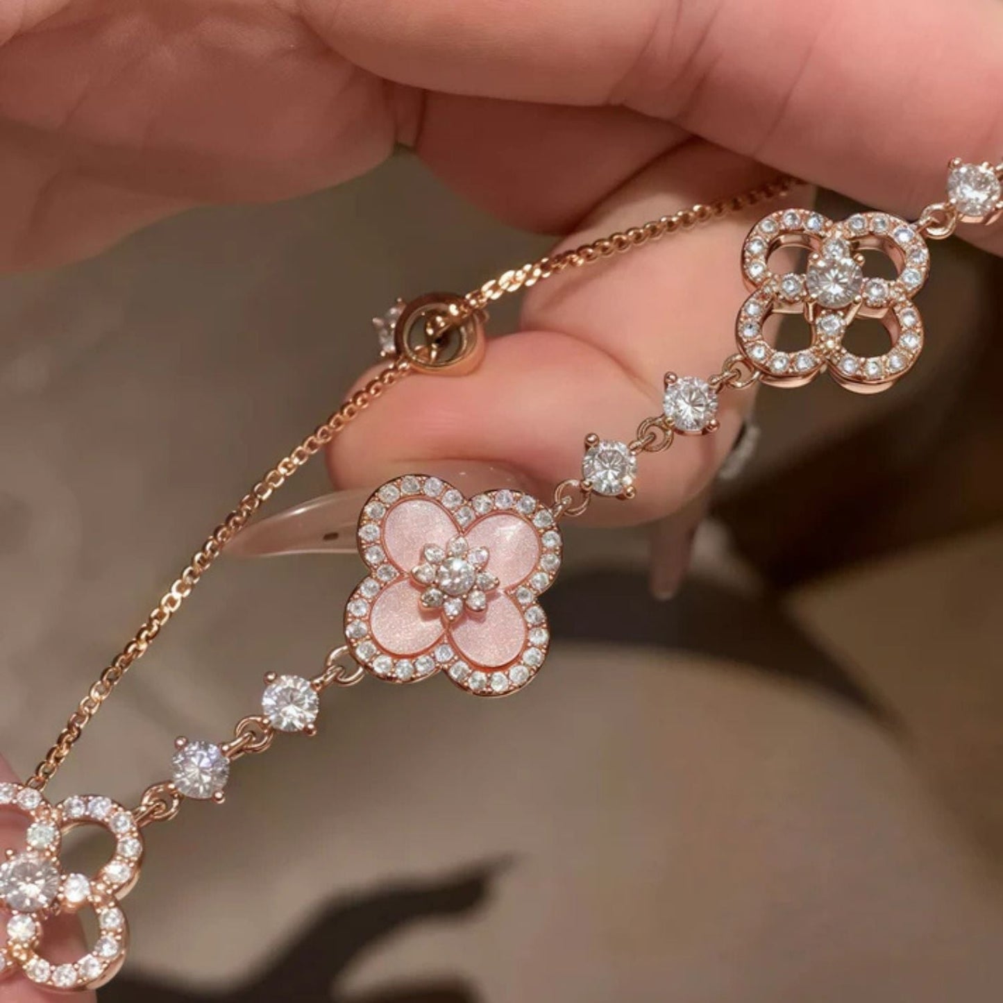 PetalGlow Clover Bracelet- 50 % OFF
