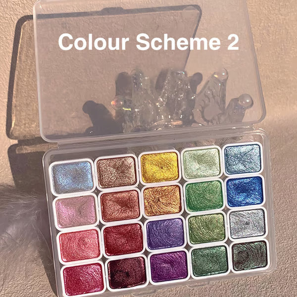 The Shimmering Watercolor Set - Add Magic to Your Art + 50% OFF