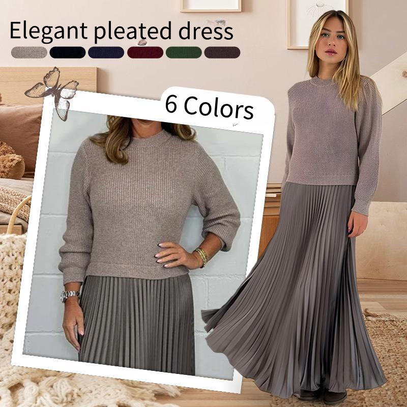 The Jumper & Pleat Dress - A Perfect Outfit in One Piece + 50% OFF
