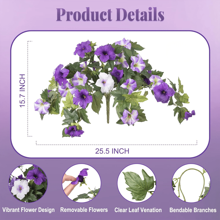 The AuraBloom Petunias — A Perfect Garden, Effortlessly + 50% OFF