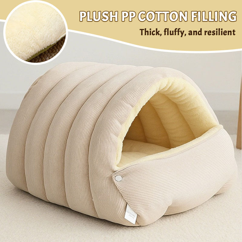 The CozyCocoon Pet Bed - A Winter Paradise for Your Pet + 50% OFF