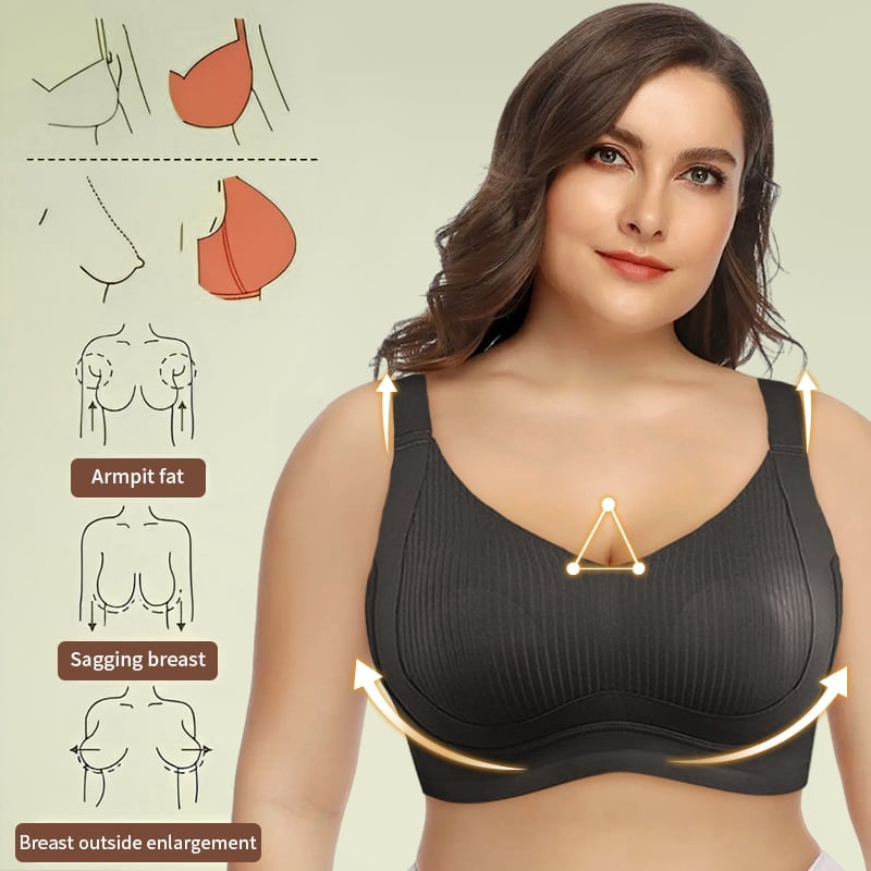 ComfortCurve Four-Row Wireless Bra- 50 % OFF