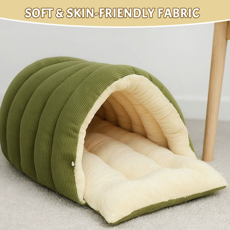 The CozyCocoon Pet Bed - A Winter Paradise for Your Pet + 50% OFF