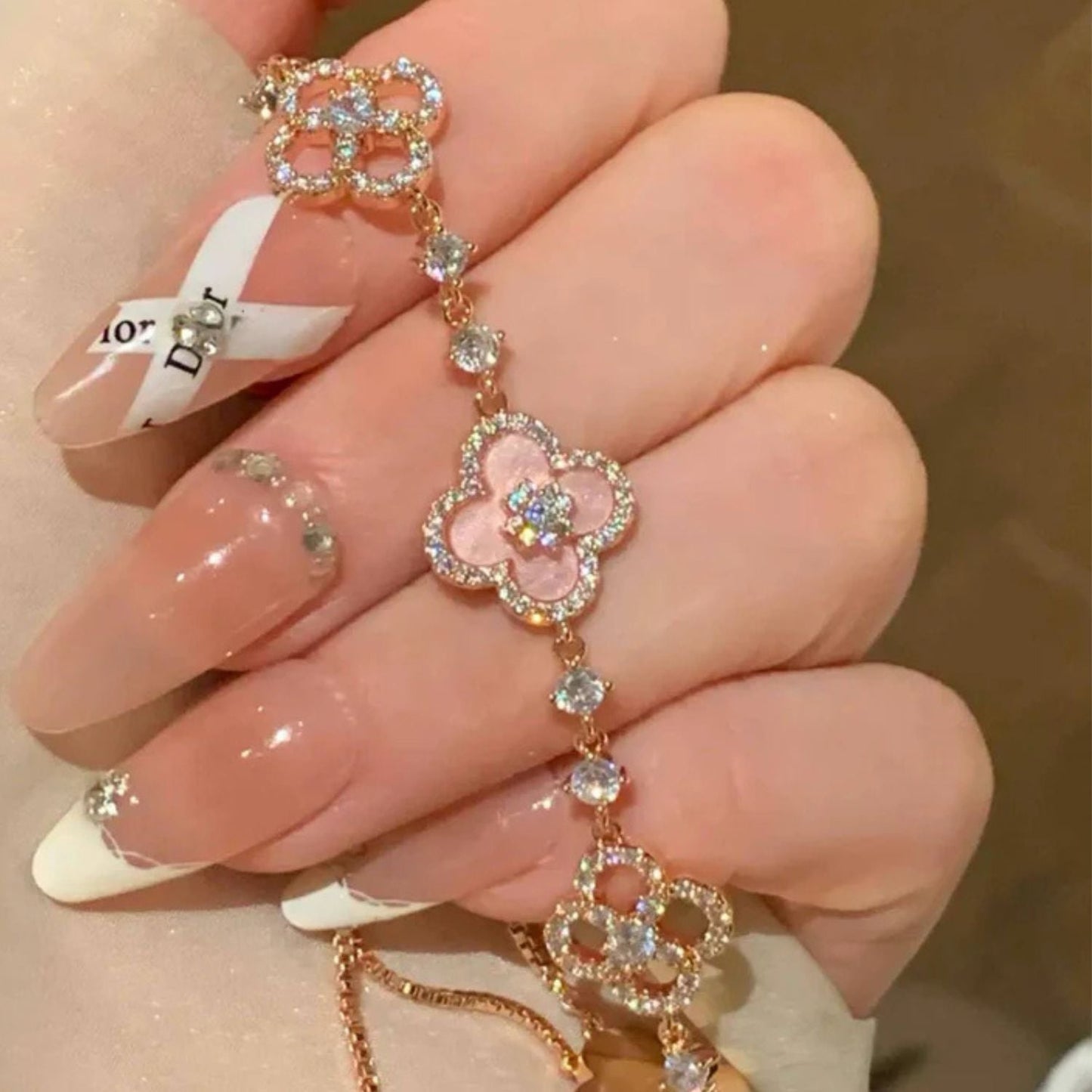 PetalGlow Clover Bracelet- 50 % OFF