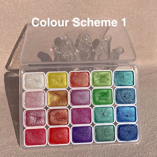 The Shimmering Watercolor Set - Add Magic to Your Art + 50% OFF