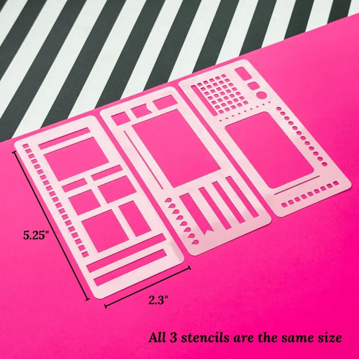 The CraftFlex Journal Stencil - Flawless Layouts, Effortlessly + 50% OFF