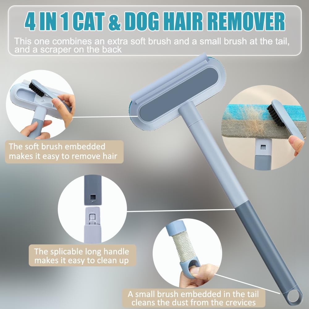 The Dual-Action Pet Hair Brush - A Fur-Free Home, Effortlessly + 50% OFF
