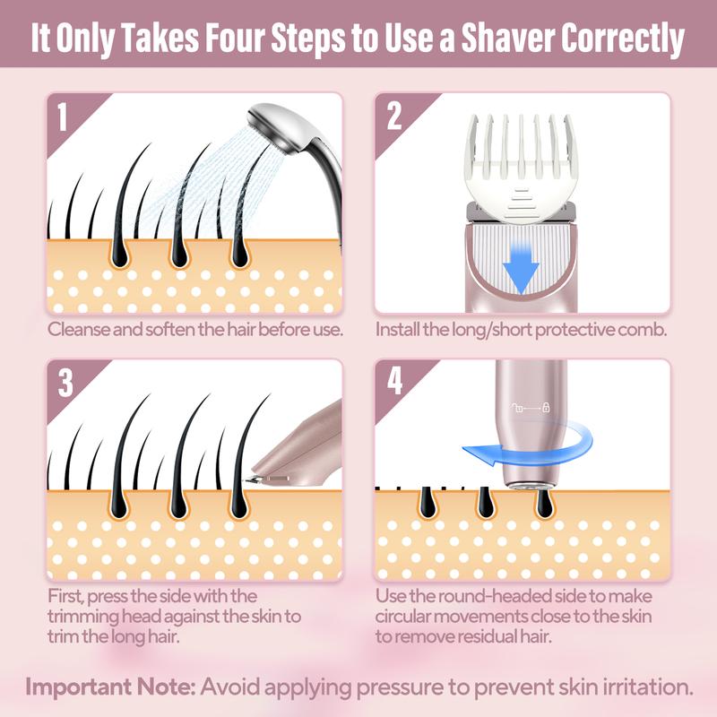 The DuoShave 2-in-1 Shaver - A Painless Shave, Everywhere + 50% OFF