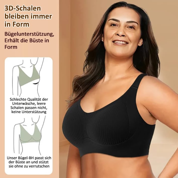 ComfortCurve Four-Row Wireless Bra- 50 % OFF