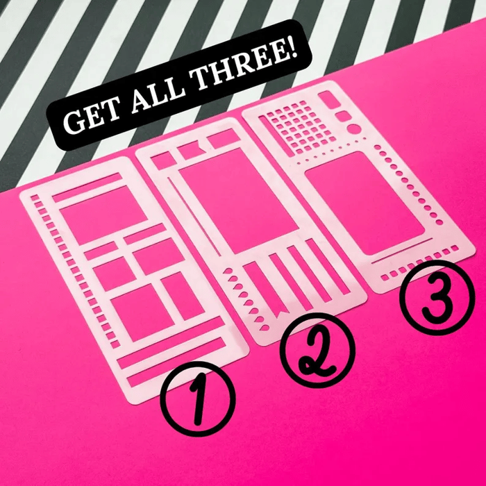 The CraftFlex Journal Stencil - Flawless Layouts, Effortlessly + 50% OFF