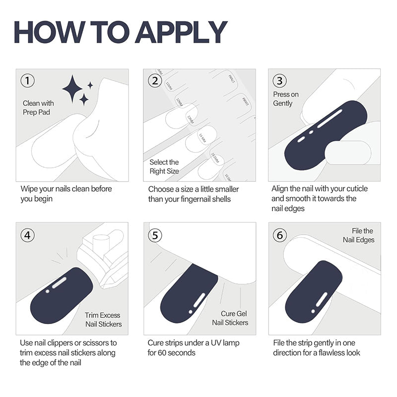 The InstaGEL Nail Strips - A 14-Day Manicure in 5 Minutes - 1 + 1 FREE