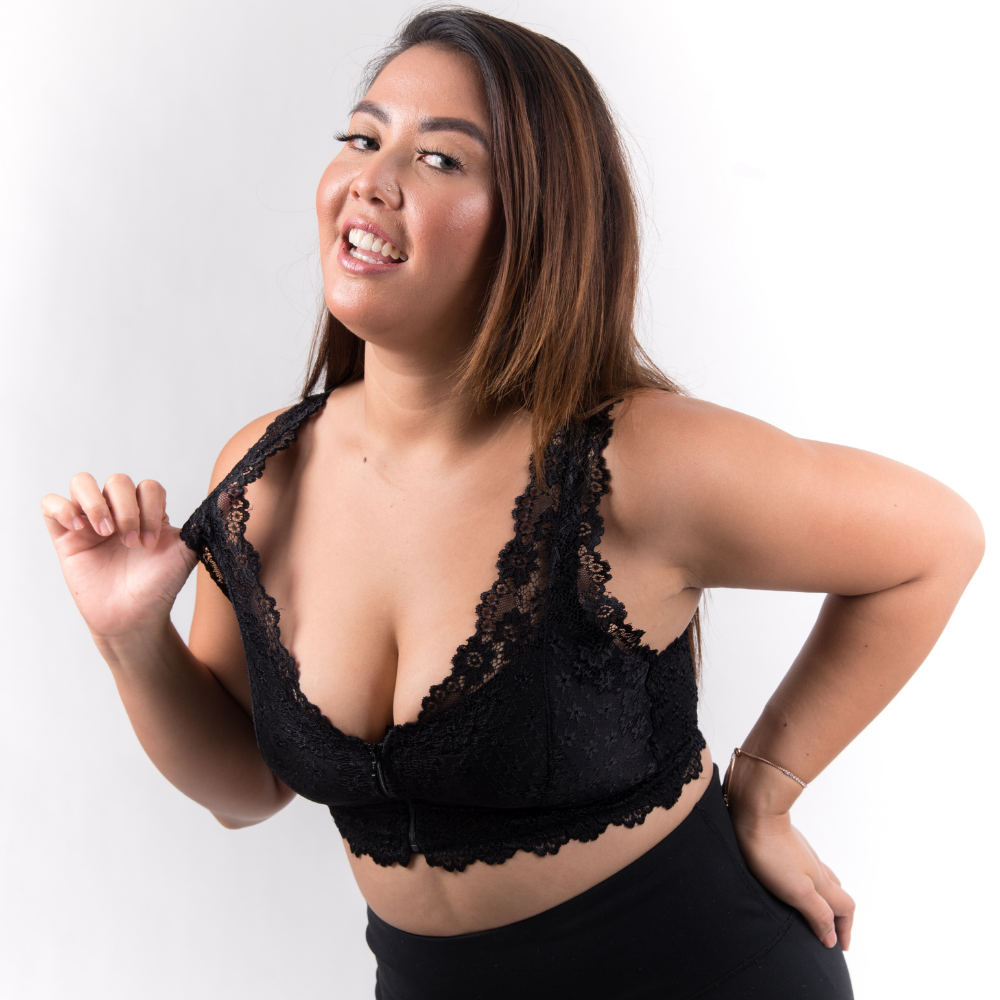 LuxeZip Lace Bra - 50 % OFF