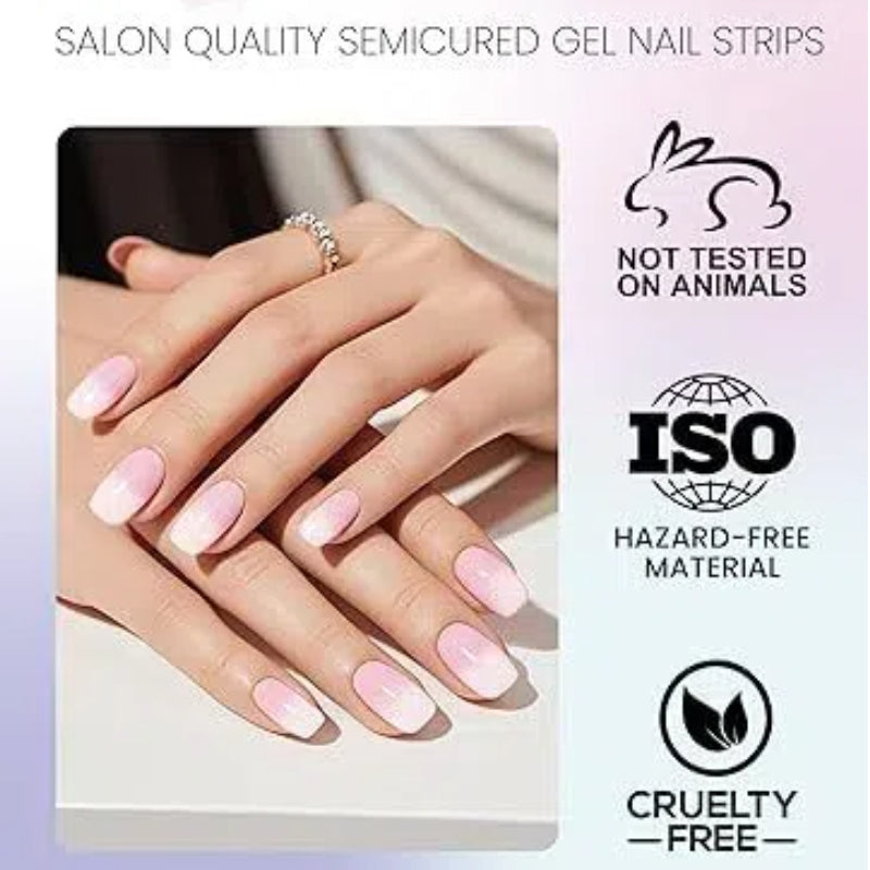 The InstaGEL Nail Strips - A 14-Day Manicure in 5 Minutes - 1 + 1 FREE