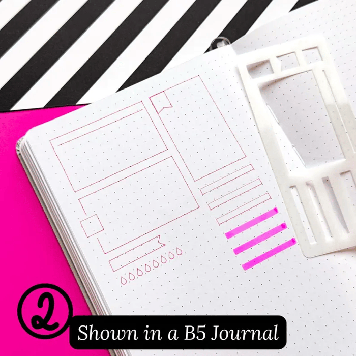 The CraftFlex Journal Stencil - Flawless Layouts, Effortlessly + 50% OFF