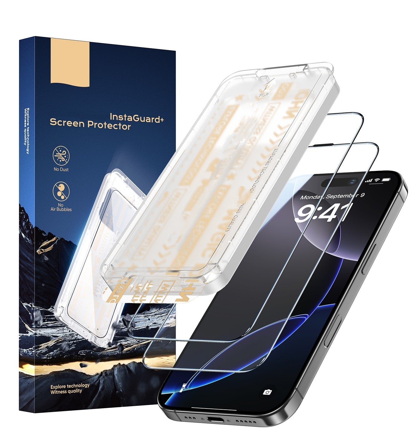 The Auto-Align Screen Protector - A Perfect, Bubble-Free Install + 50% OFF