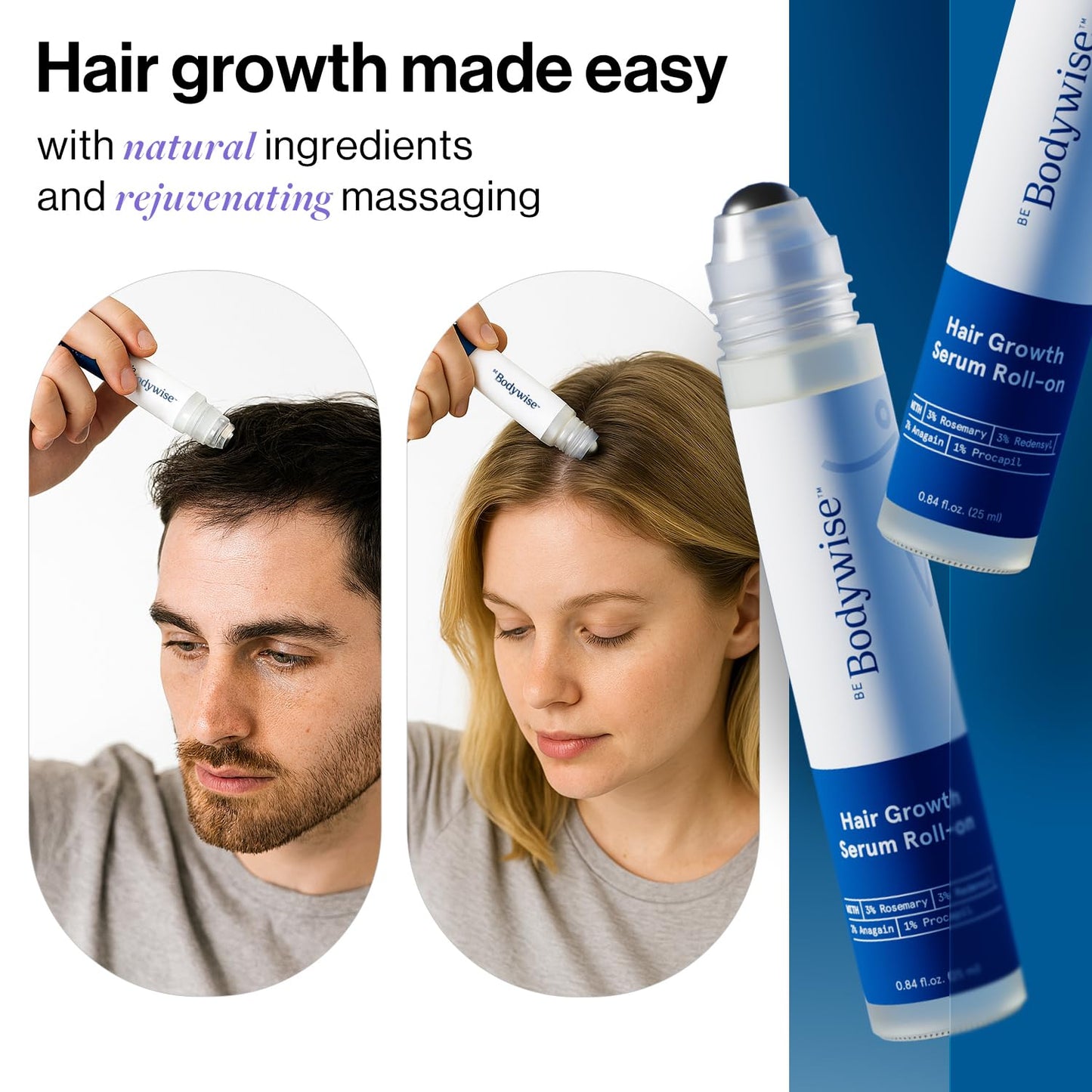 The Triple-Action Hair Serum - Thicker Strands, No Mess + 50% OFF