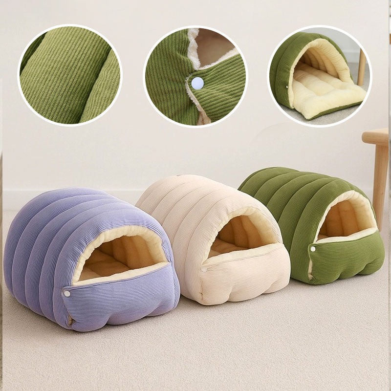 The CozyCocoon Pet Bed - A Winter Paradise for Your Pet + 50% OFF
