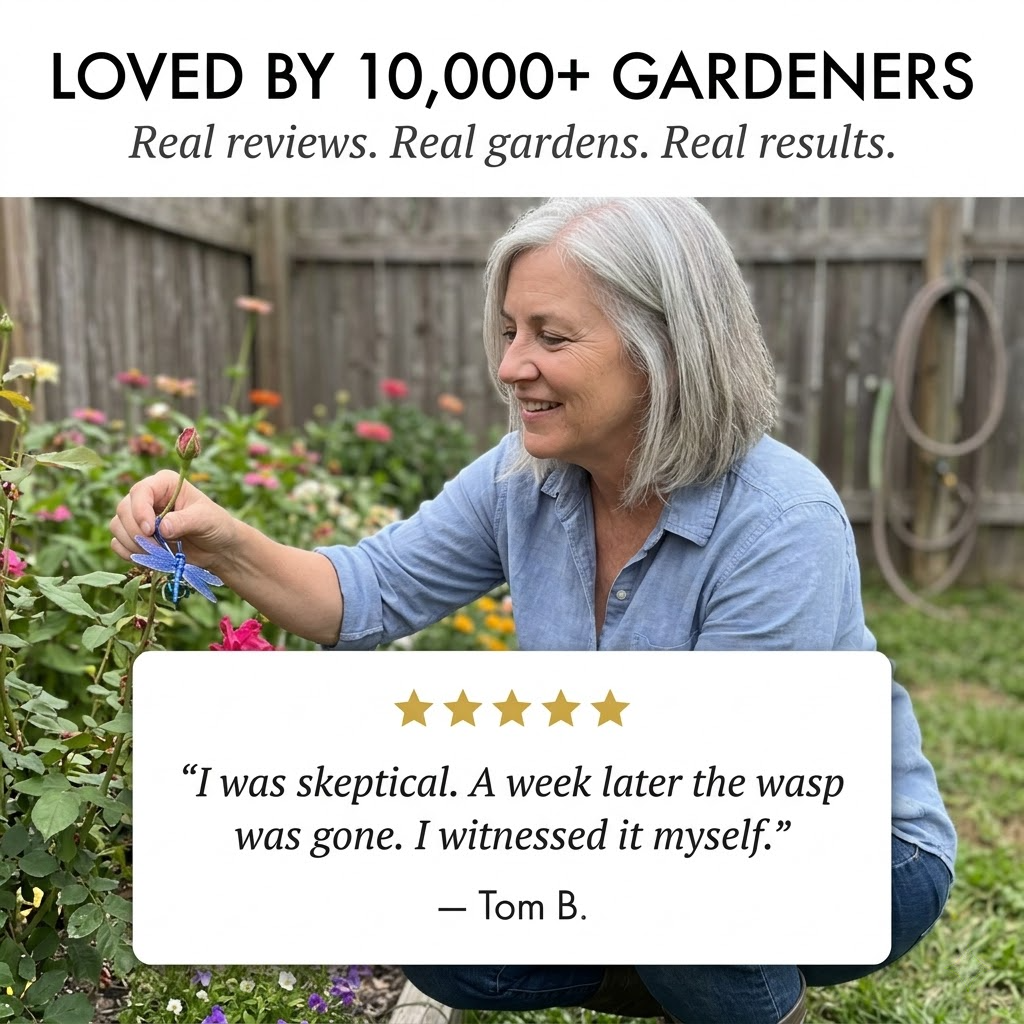Wispwing™ – Realistic 3D Dragonfly Garden Clips for Natural Bug Control + 50% OFF