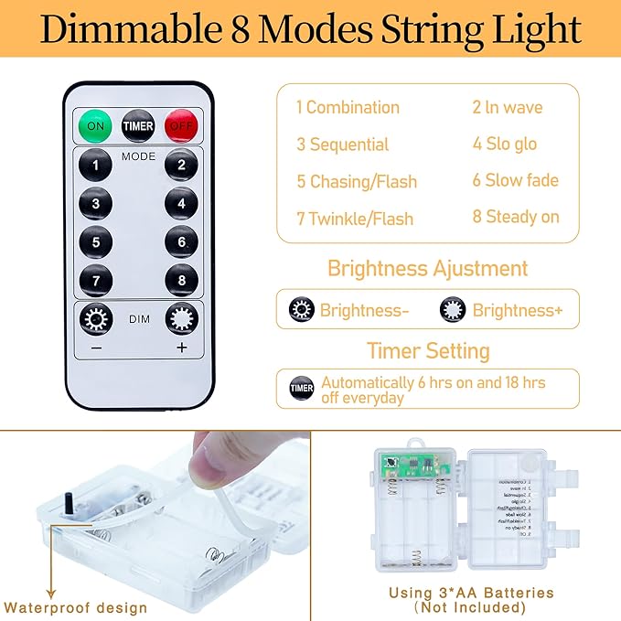 SparkGlow Firecracker String Lights- 50 % OFF