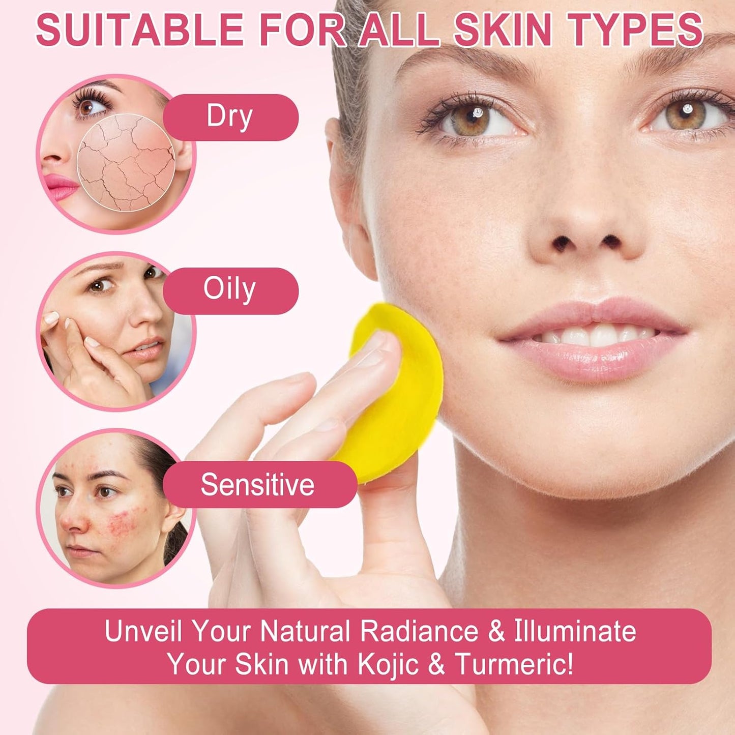 The LumaSkin Turmeric Glow Pads - Single-Step Clarity, Kojic Acid, and 5-Minute Morning Routine + 50% OFF