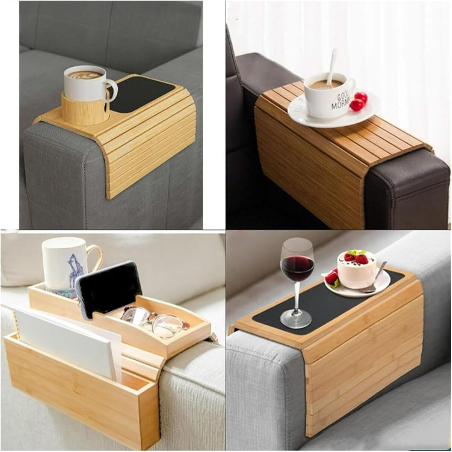 CouchCaddy Wood Tray- 50 % OFF
