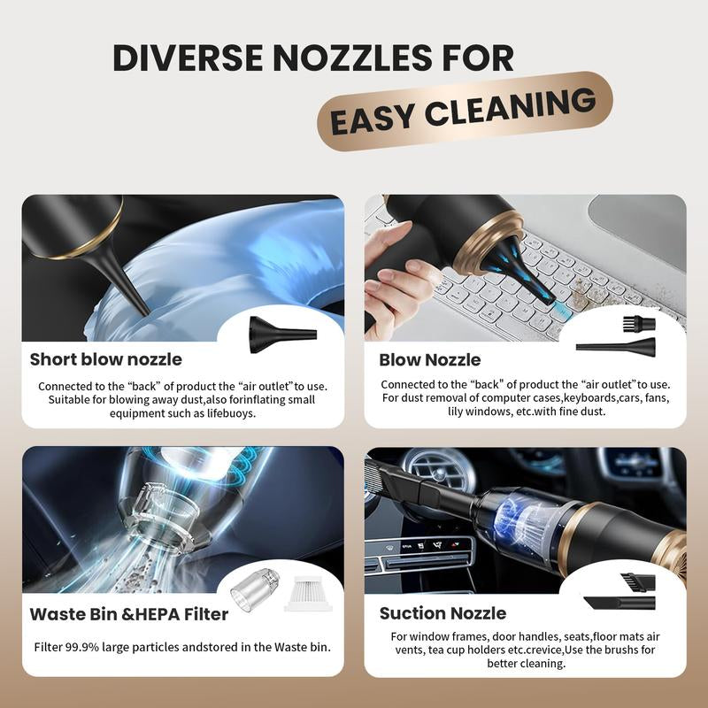 The PowerVac Handheld - Mighty Suction, Anywhere You Need It + 50% OFF