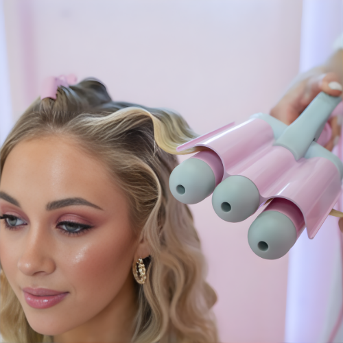 The WaveSculpt Pro 32mm Styler - Effortless Waves, Zero Frizz, and 60 Second Heat-Up + 50% OFF