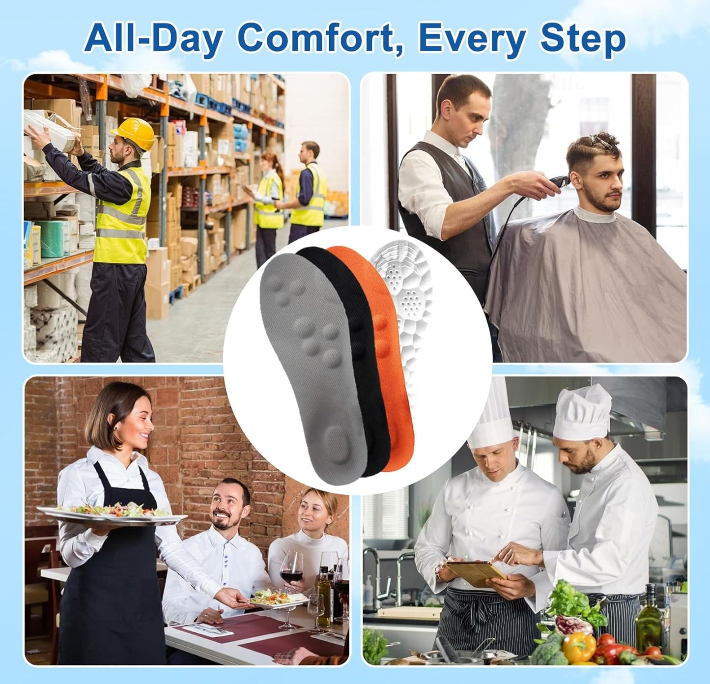 CloudStep Insoles - Eliminate Foot Pain Instantly + 50% OFF