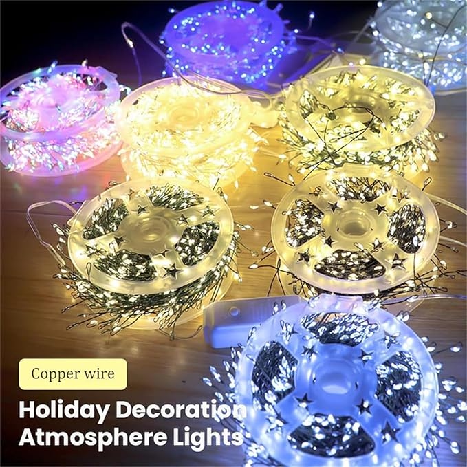 SparkGlow Firecracker String Lights- 50 % OFF