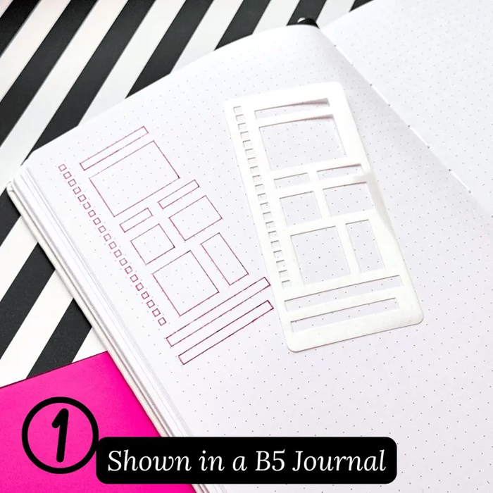 The CraftFlex Journal Stencil - Flawless Layouts, Effortlessly + 50% OFF