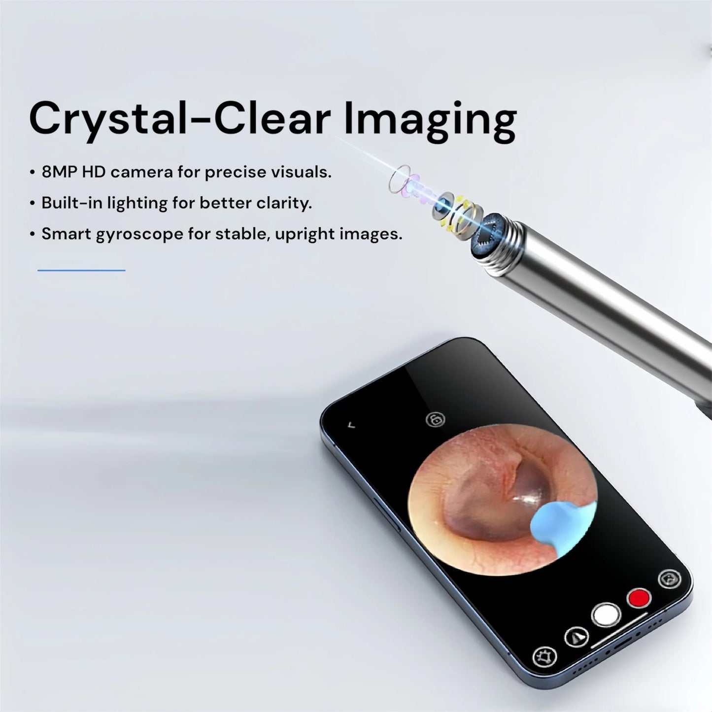 ClearEar Pro - See & Clean Ears Instantly + 50% OFF