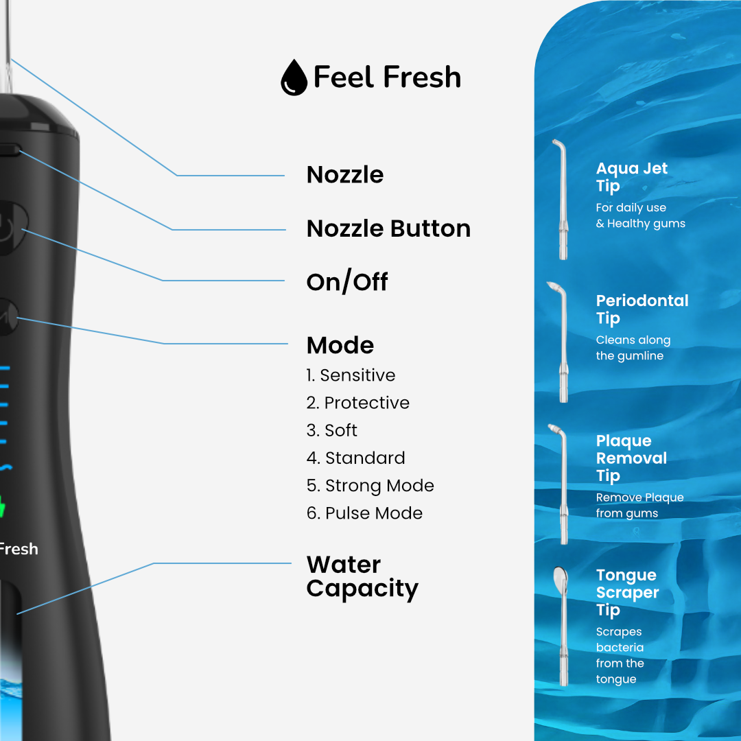 FreshFlow™ Water Flosser- 50 % OFF