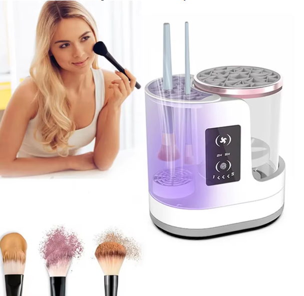 The Brush-o-Matic Cleaner - Clean & Dry Brushes, Hands-Free + 50% OFF