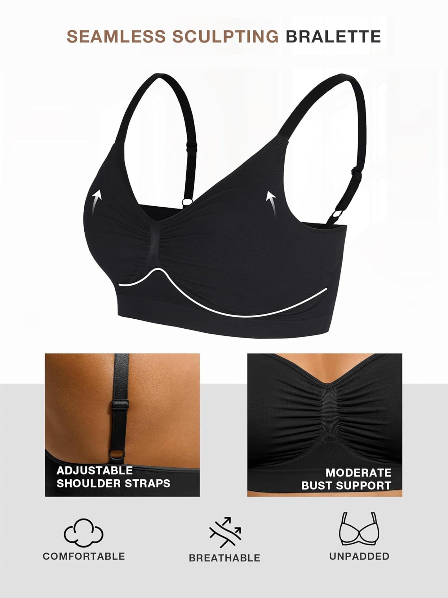 CloudSilk Seamless Wire-Free Bra- 50 % OFF