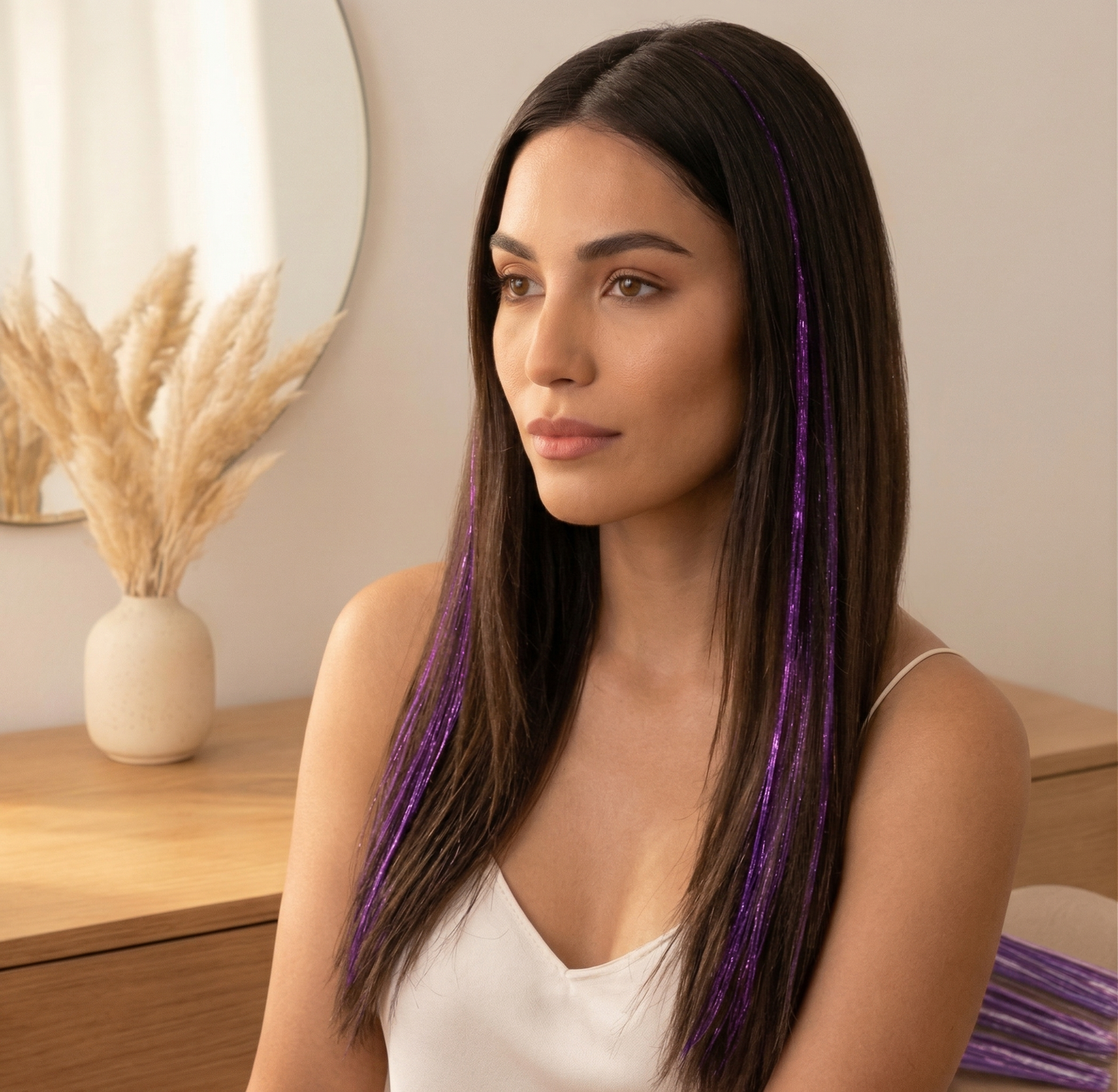 Lumette™ – Instant Clip-In Hair Tinsel | No Knots, No Salon, Pure Sparkle + 50% OFF