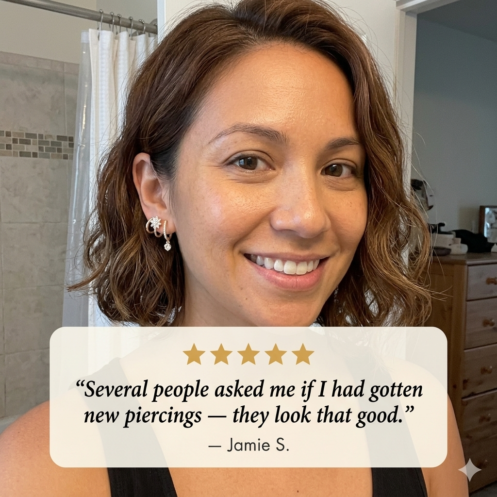 Halova™ – Star Claw Cuff Earrings with Crystal Drop | Stacked Piercing Look +50% OFF