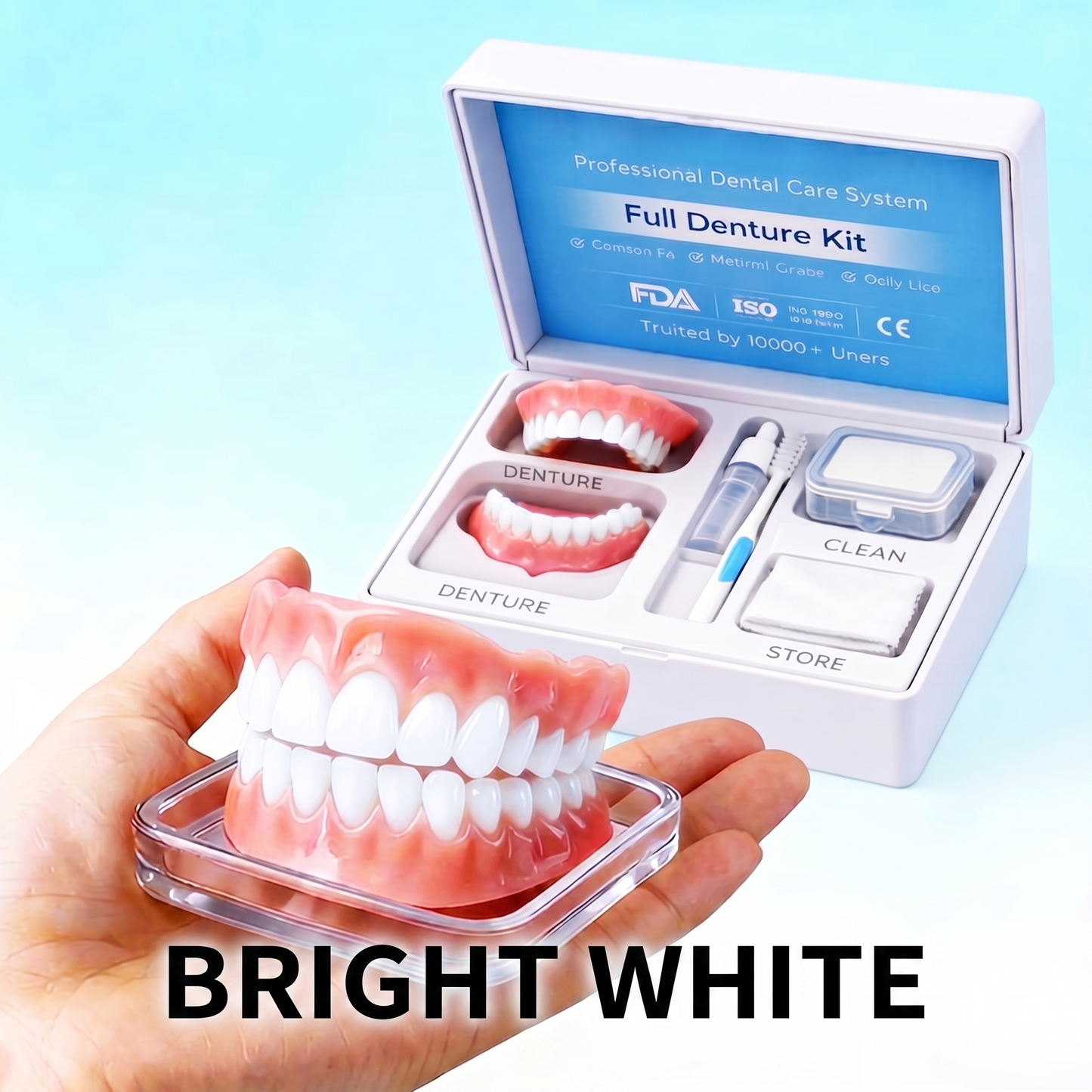 Pearlume™ – Custom-Fit Functional Dentures with Adaptive Gel Fit, No Adhesive Needed + 50% OFF