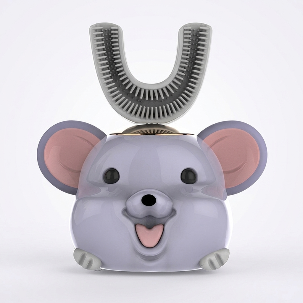 Grinzy™ – U-Shaped 360° Kids Electric Toothbrush + 50% OFF
