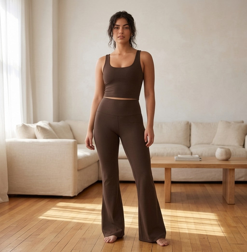 Flairen™ – High Waist Sculpting Flare Pants for Women + 50% OFF