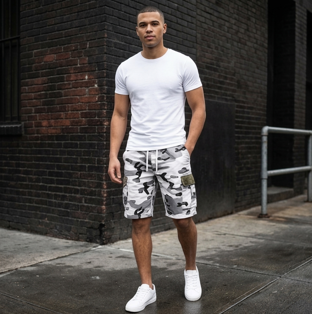 Ridgecroft™ – 5-Pocket Camo Cargo Shorts for Men + 50% OFF