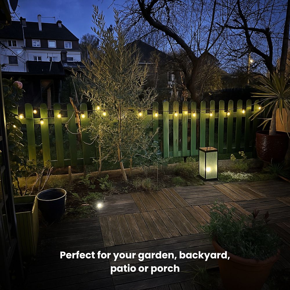 SolarGlow Festoon Lights - A Glowing Oasis, Instantly + 50% OFF