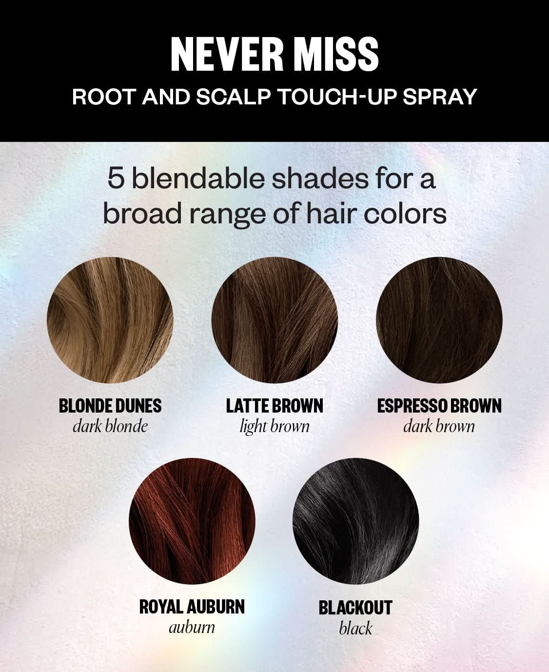 The Never Miss Root Touch-Up Spray - Salon-Fresh Roots, Instantly + 50% OFF